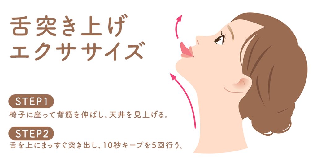 舌突き上げエクササイズ