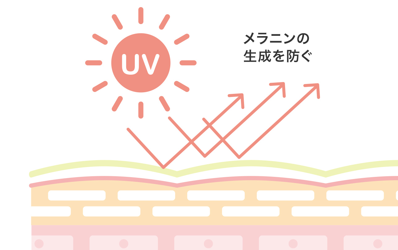 メラニンの生成を抑制