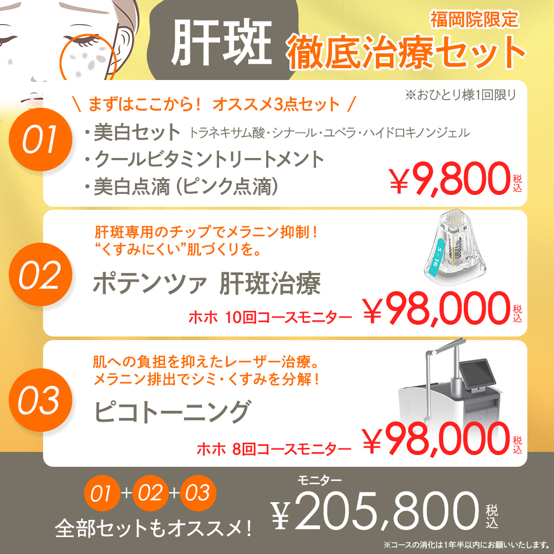 肝斑徹底治療セット