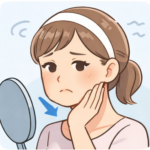 たるみが出る