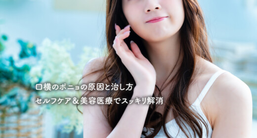 口横のポニョの原因と治し方｜セルフケア＆美容医療でスッキリ解消