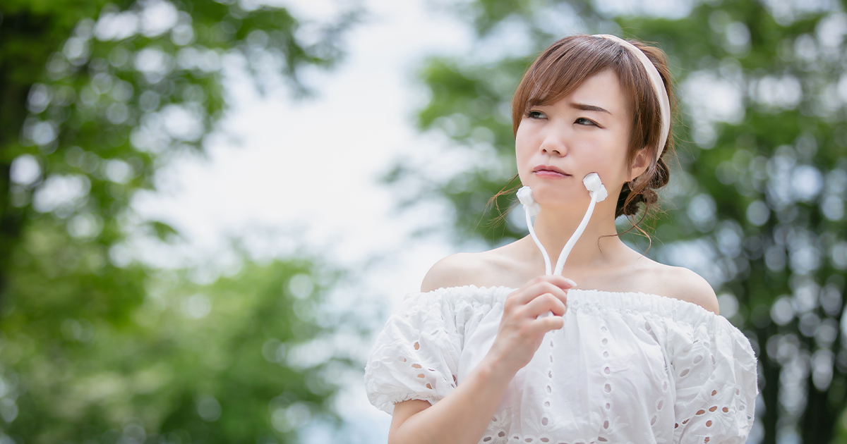 丸顔になる原因