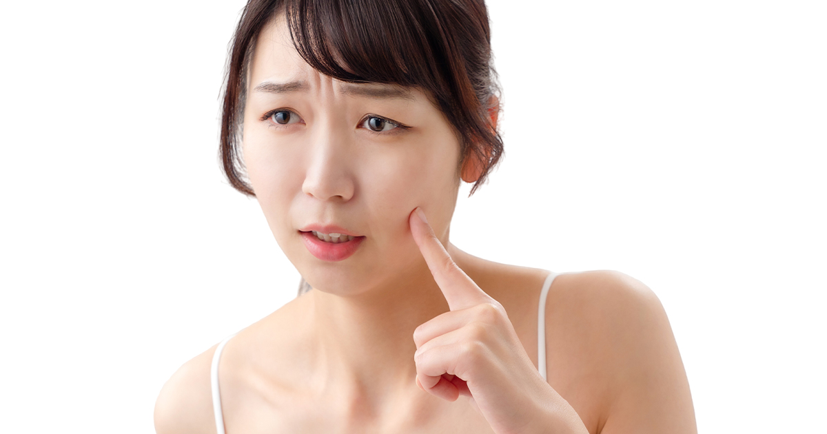 丸顔に見える原因
