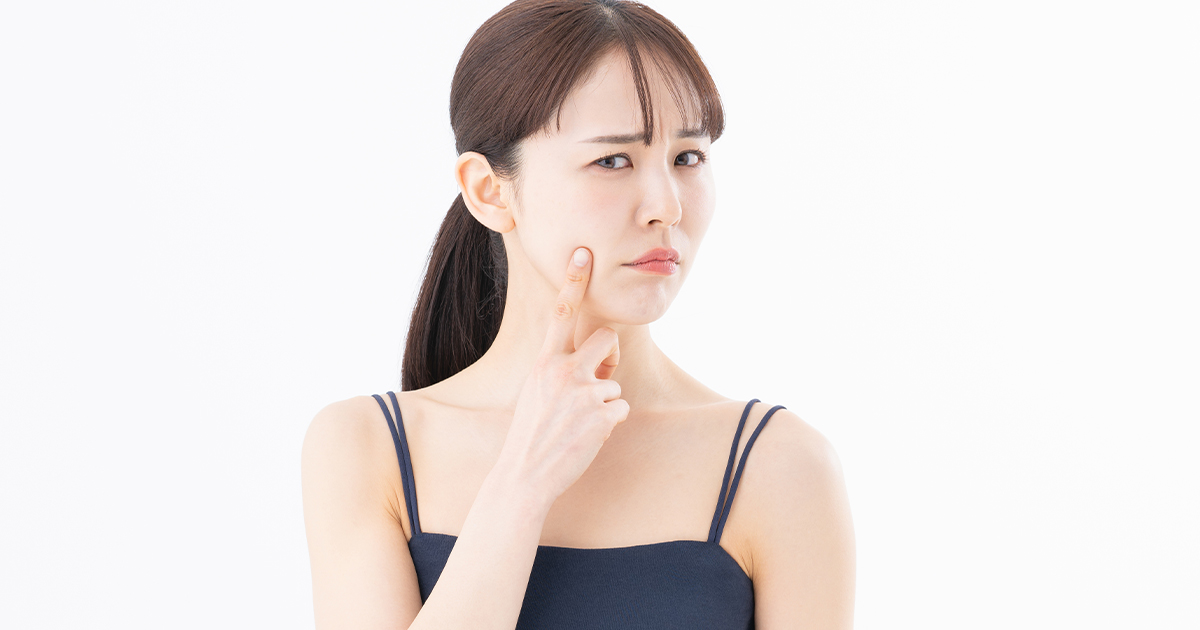 丸顔の輪郭が与えるネガティブな印象